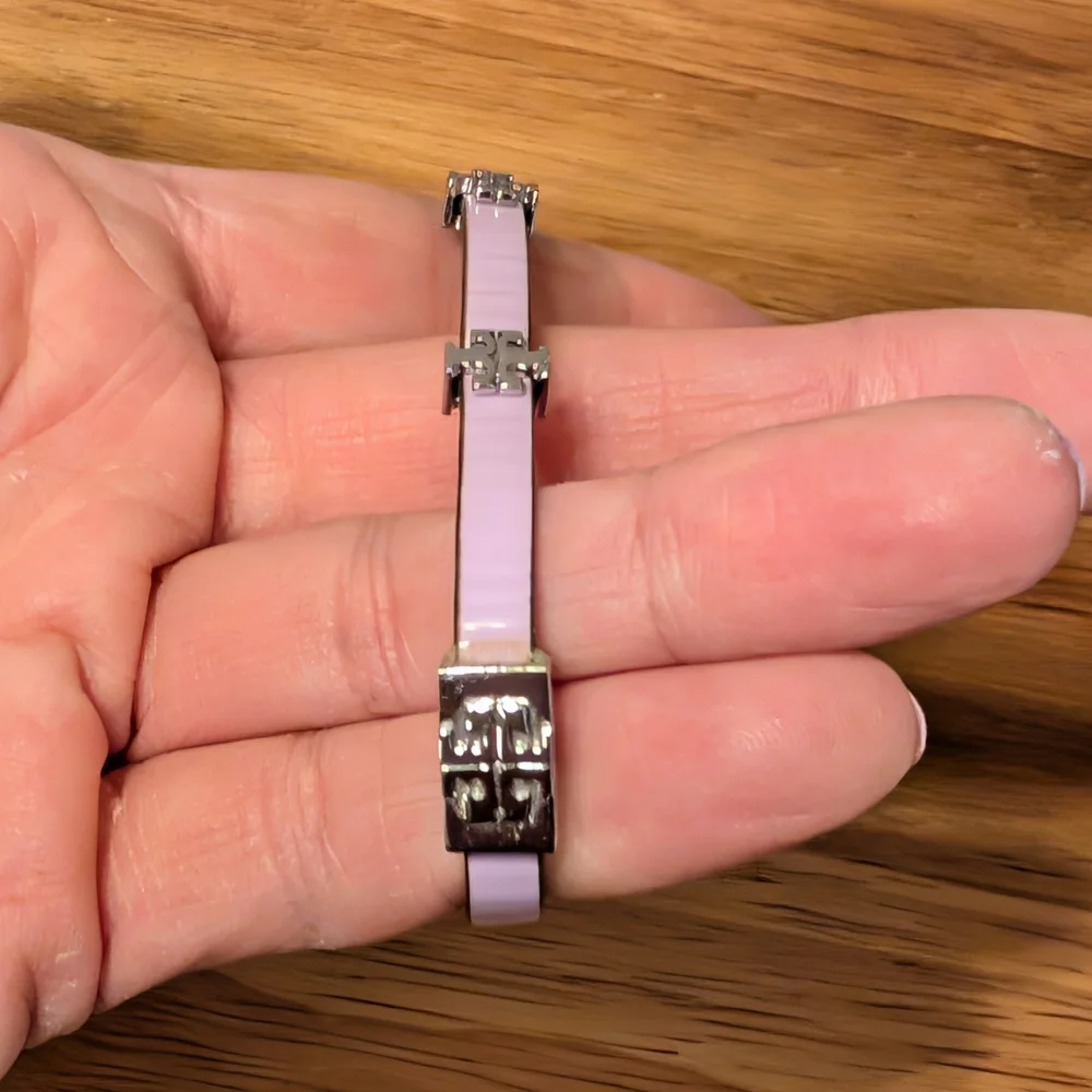 Elegant Purple and Silver Women's Bracelet